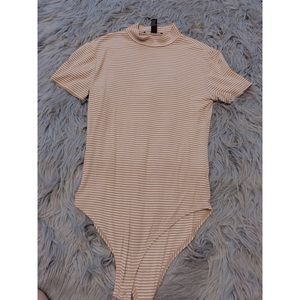 Striped bodysuit